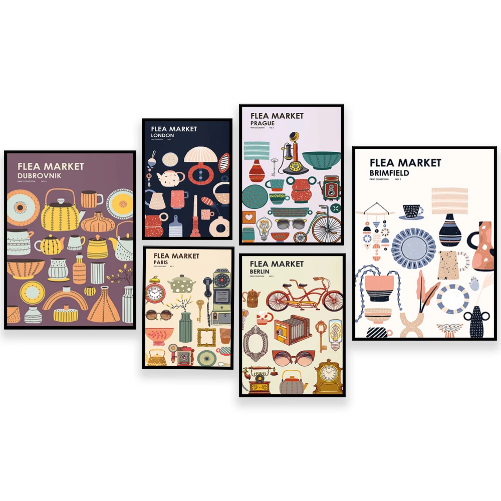 Vintage And Collectible Fair - Flea Market Print Collection – London,