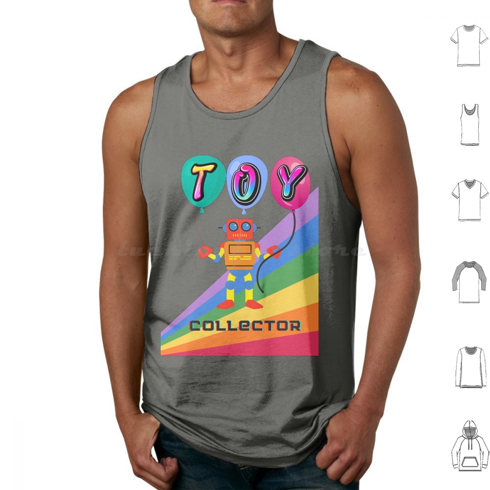 Vintage Collectible Toys - Toy Collector Tanktops mit Aufdruck aus