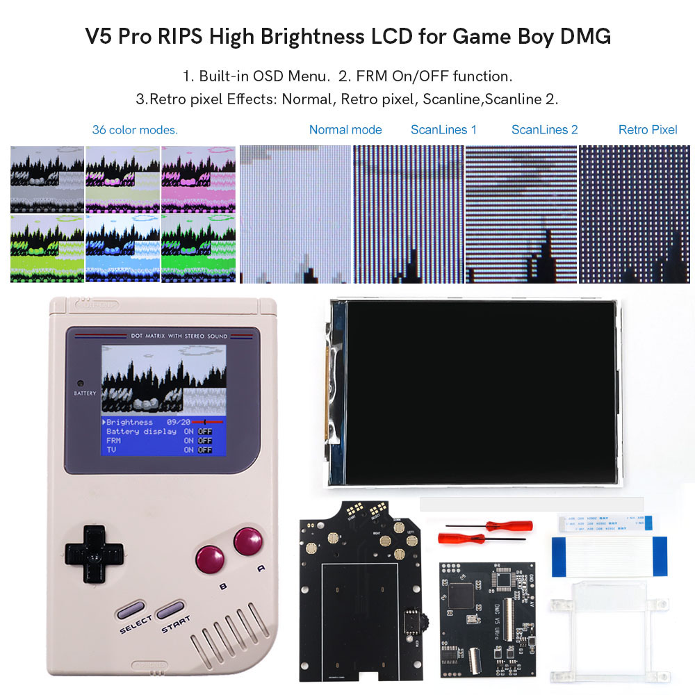 Vintage Game Collection - HISPEEDIDO Für GB Dmg V5 Pro