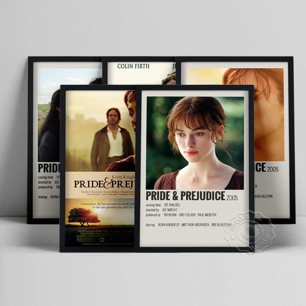 Vintage And Collectible Books - Pride & Prejudice Filmplakat, Jane Austen