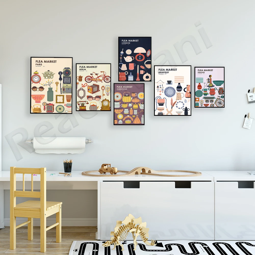 Flea Market Print Collection – – Vintage And Collectible Fair Bewertung und Preis