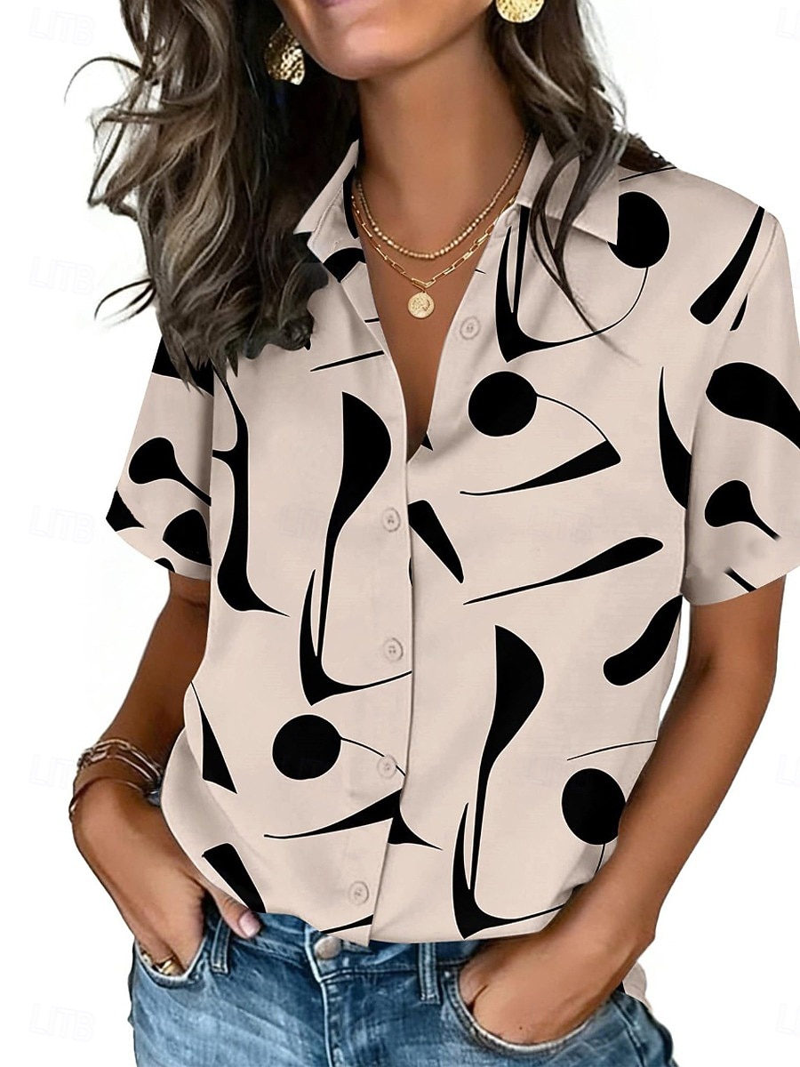 Damen-Hemd mit Punktmuster und – Vintage Collectible Buttons Bewertung und Preis