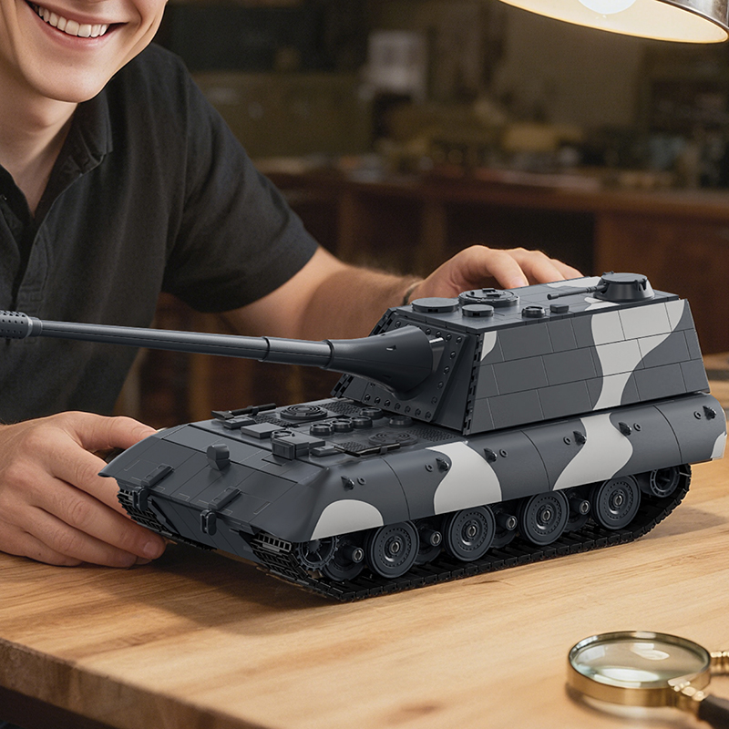 1836-teiliges MOC E-100 Panzer – Vintage Collectible Toys Bewertung und Preis