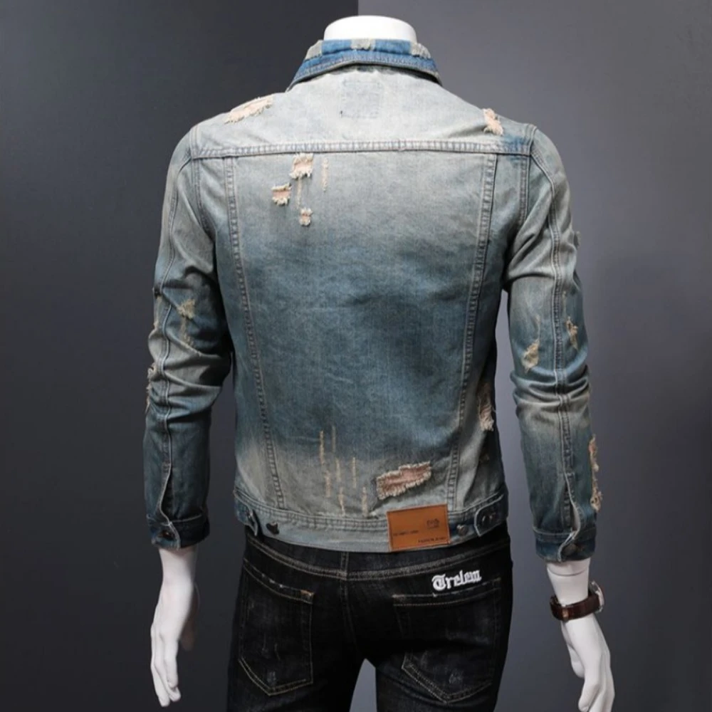 Gepolsterte Jeansjacken für He – Vintage Collectible Buttons Bewertung und Preis